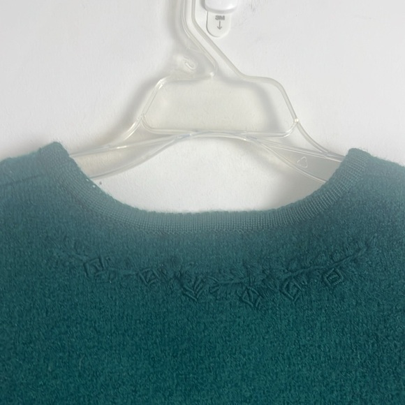 Vintage Pendelton Women's Green 100% Virgin Wool Embroidered Jacket Classic Sz S - Picture 8 of 10